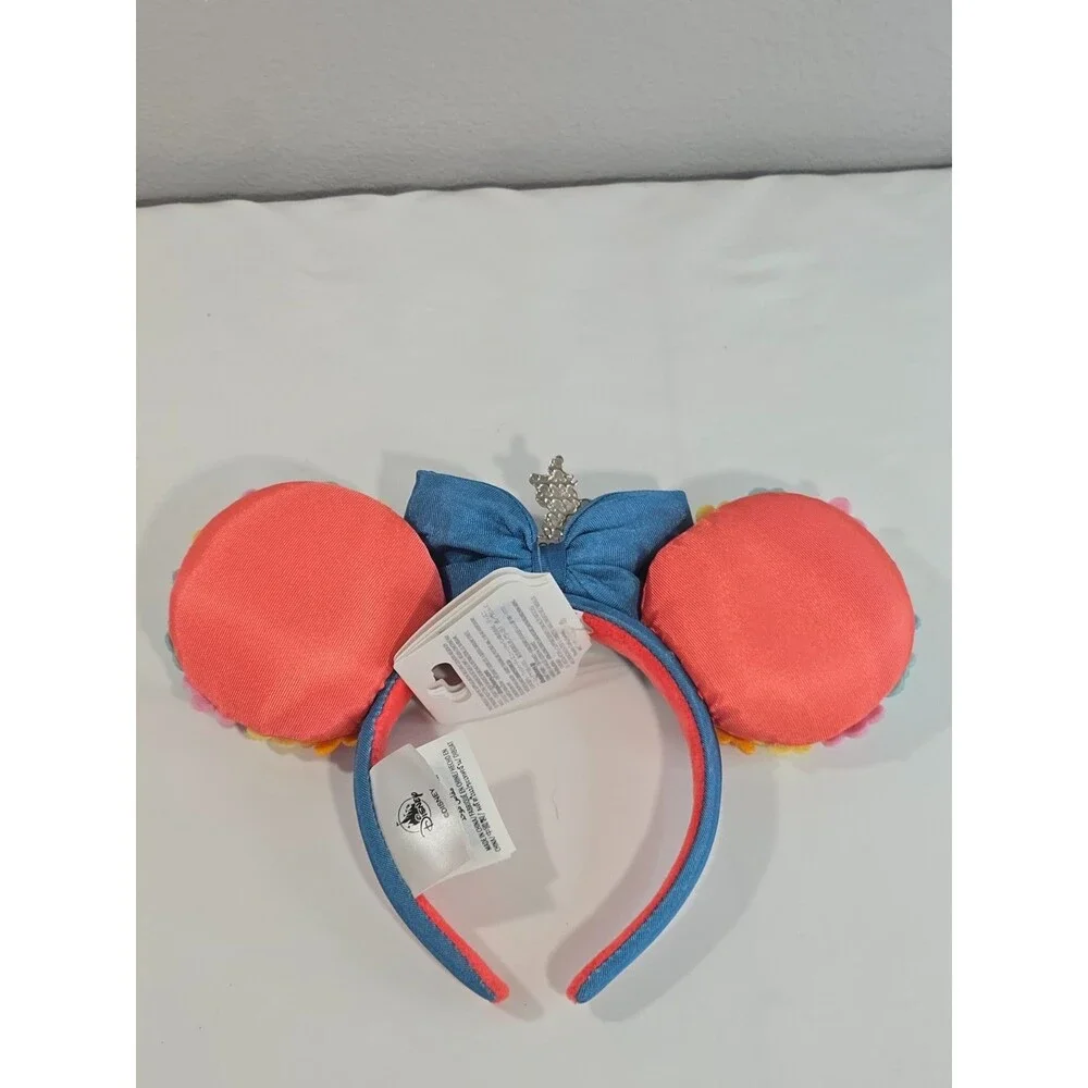Disney Parks 2023 Daisy Duck Floral Minnie Mickey Mouse Ear Headband NWT